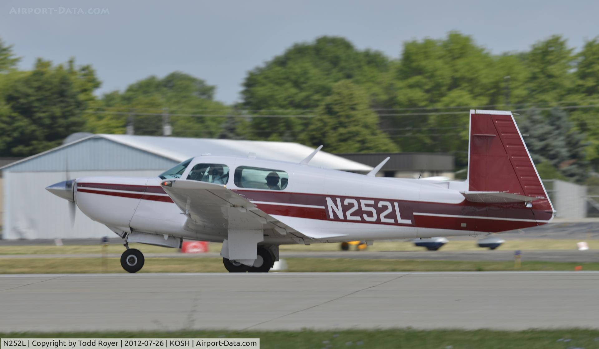 N252L, 1986 Mooney M20K C/N 25-1019, Airventure 2012