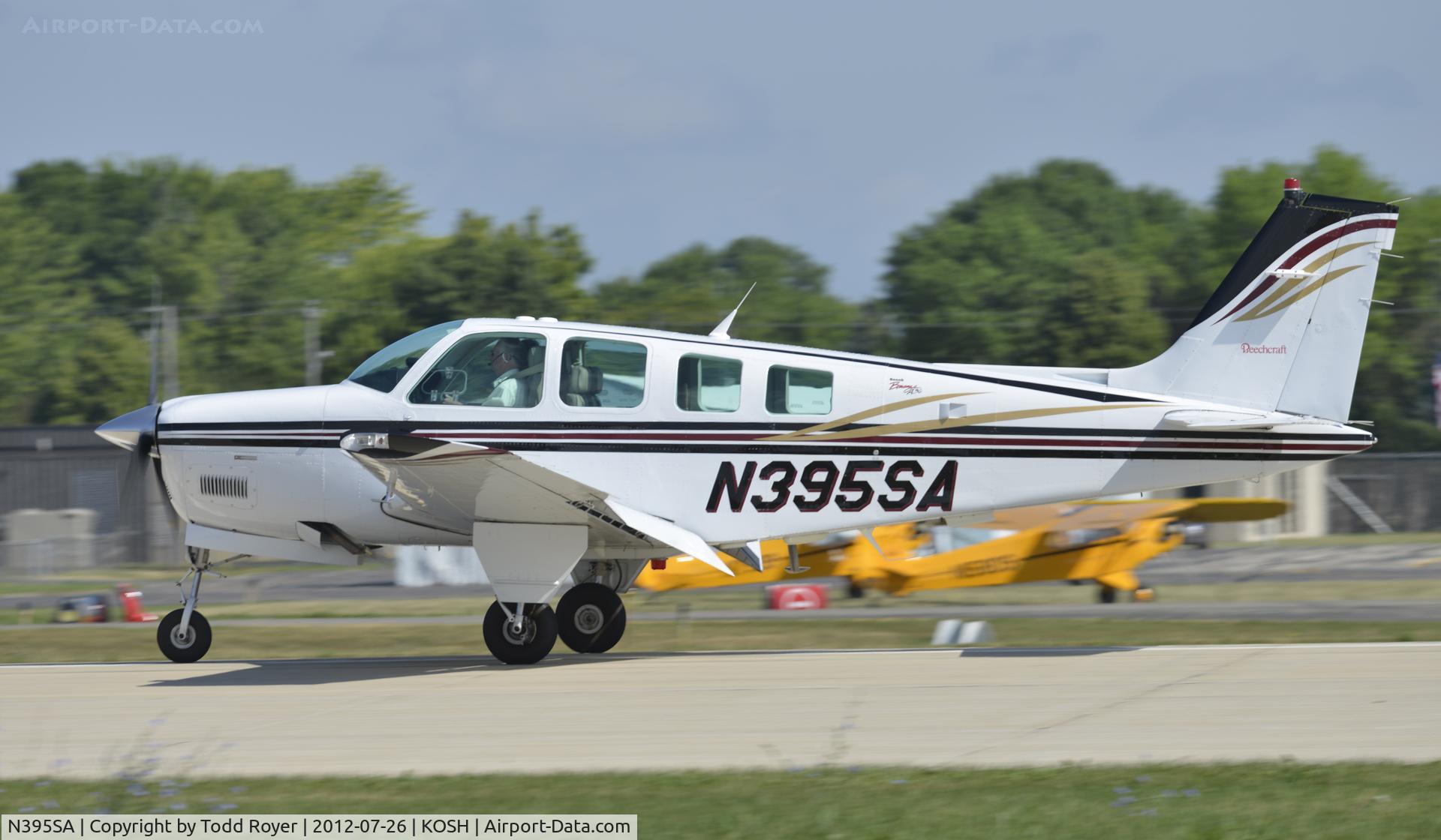 N395SA, 2000 Raytheon Aircraft Company A36 Bonanza C/N E-3313, Airventure 2012