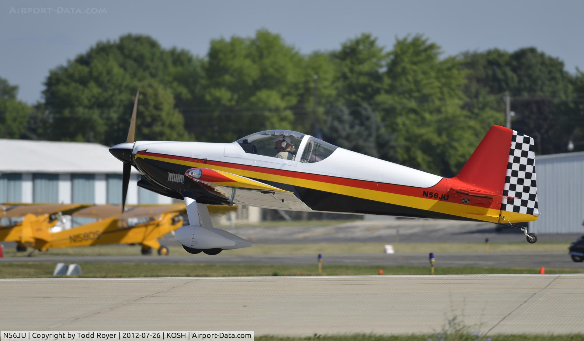 N56JU, Vans RV-6 C/N 22159, Airventure 2012