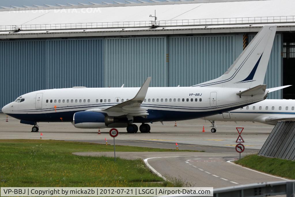 VP-BBJ, 1998 Boeing 737-72U C/N 29273, Parked