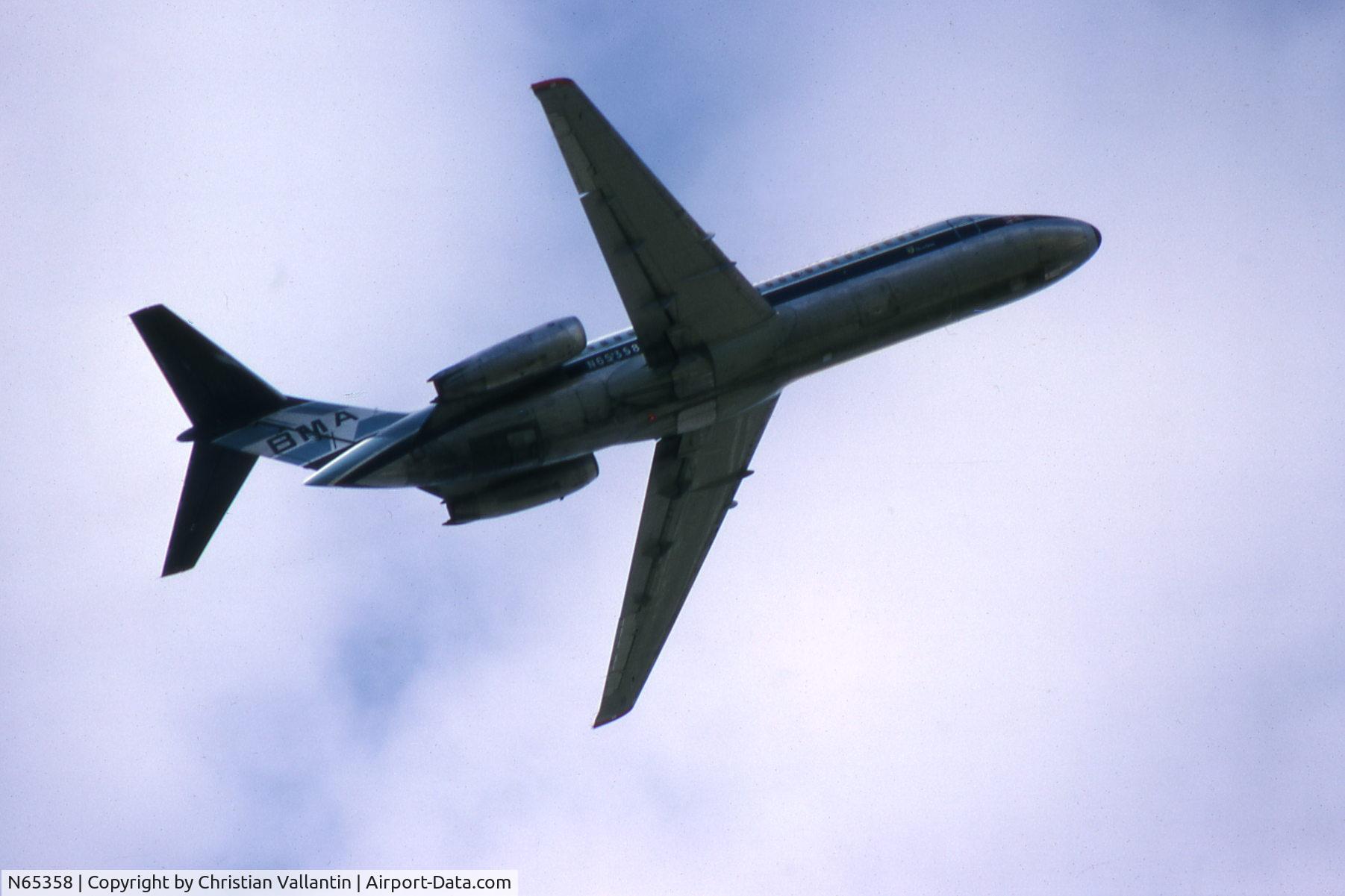 N65358, 1966 Douglas DC-9-15 C/N 47048, Takin off from Heathrow