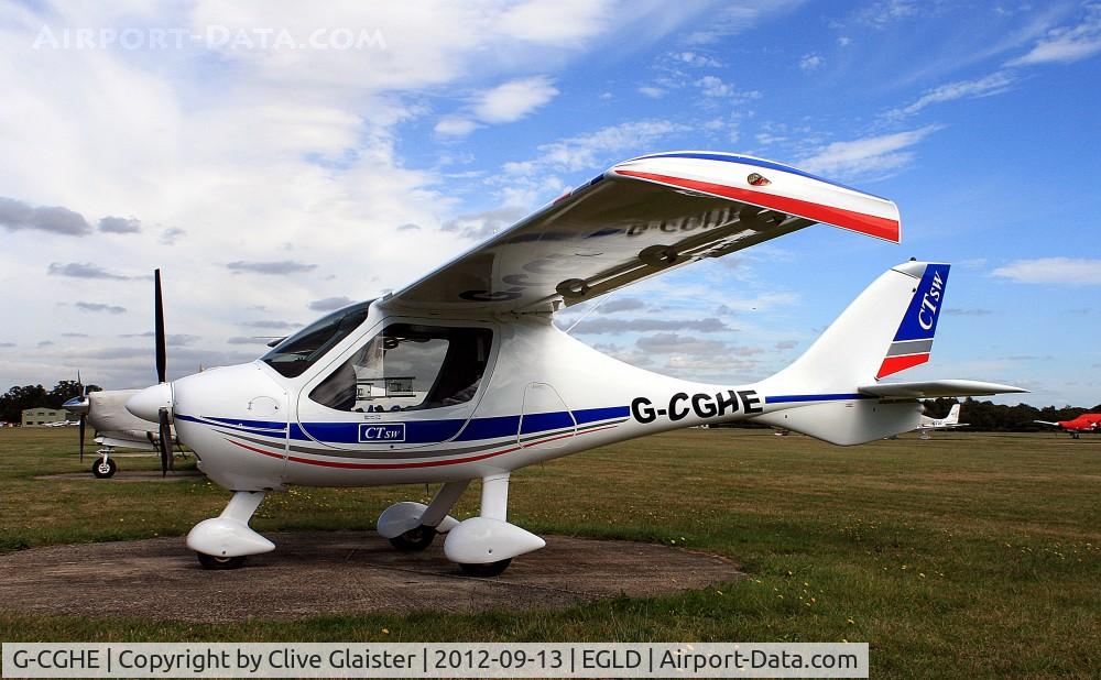G-CGHE, 2009 Flight Design CTSW C/N 8497, Originally owned to a private owner in September 2009 and currently with, P & M Aviation Ltd since September 2010.