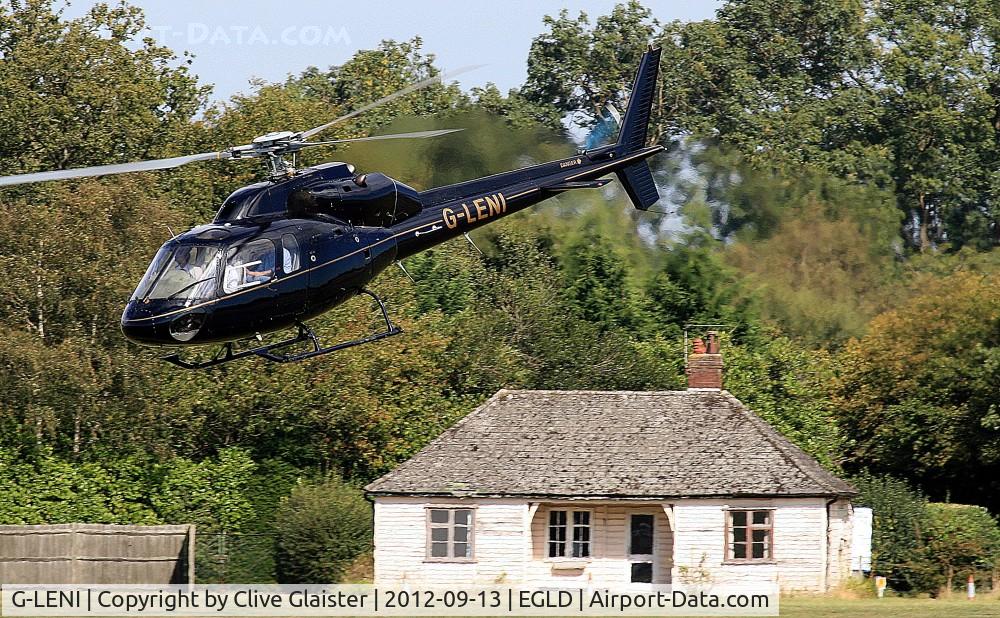 G-LENI, 1984 Aerospatiale AS-355F-1 Twin Squirrel C/N 5311, Ex: G-BLEV > G-ZFDB > G-LENI - Originally owned to, McAlpine Helicopters Ltd in March 1984 as G-BLEV and currently with, Grid Defence Systems Ltd since April 2008 as G-LENI.