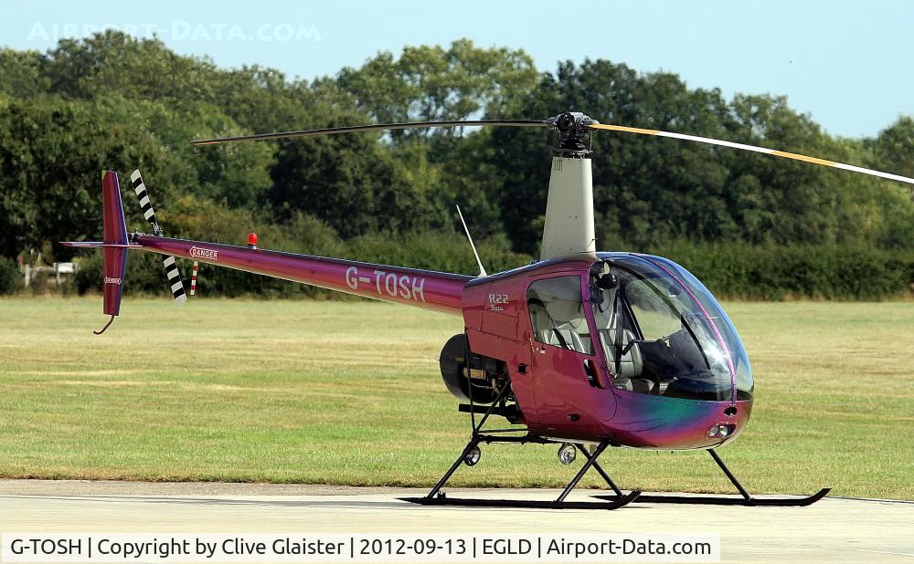 G-TOSH, 1988 Robinson R22 Beta C/N 0933, Ex: N8012T > LV-RBD > N2629S > G-TOSH - Originally owned to, Heli Air Ltd in March 1997 and currently with, Heli Air Ltd since November 2011.
