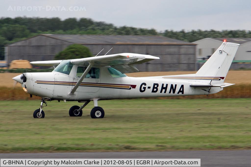 G-BHNA, 1980 Reims F152 C/N 1683, Reims F152 at The Real Aeroplane Club's Summer Madness Fly-In, Breighton Airfield, August 2012.