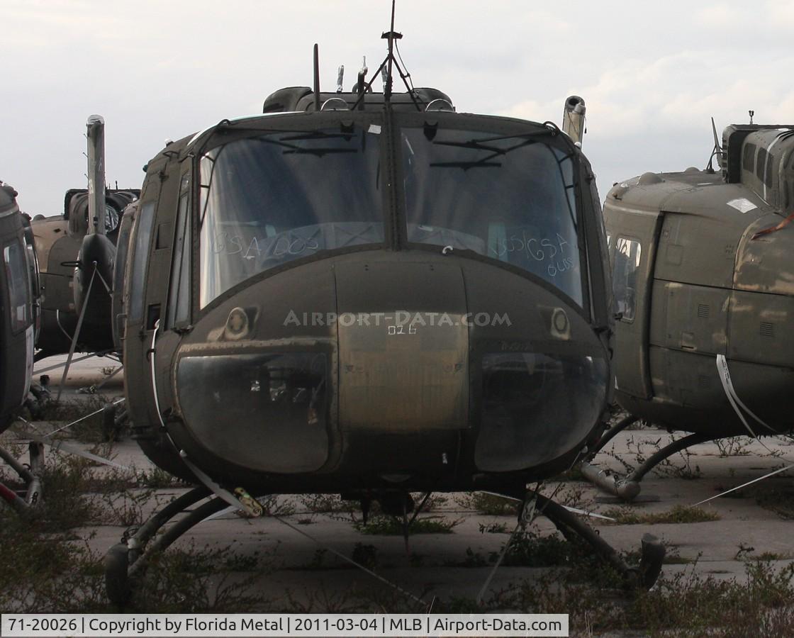 71-20026, 1971 Bell UH-1V Iroquois C/N 12850, UH-1H in storage