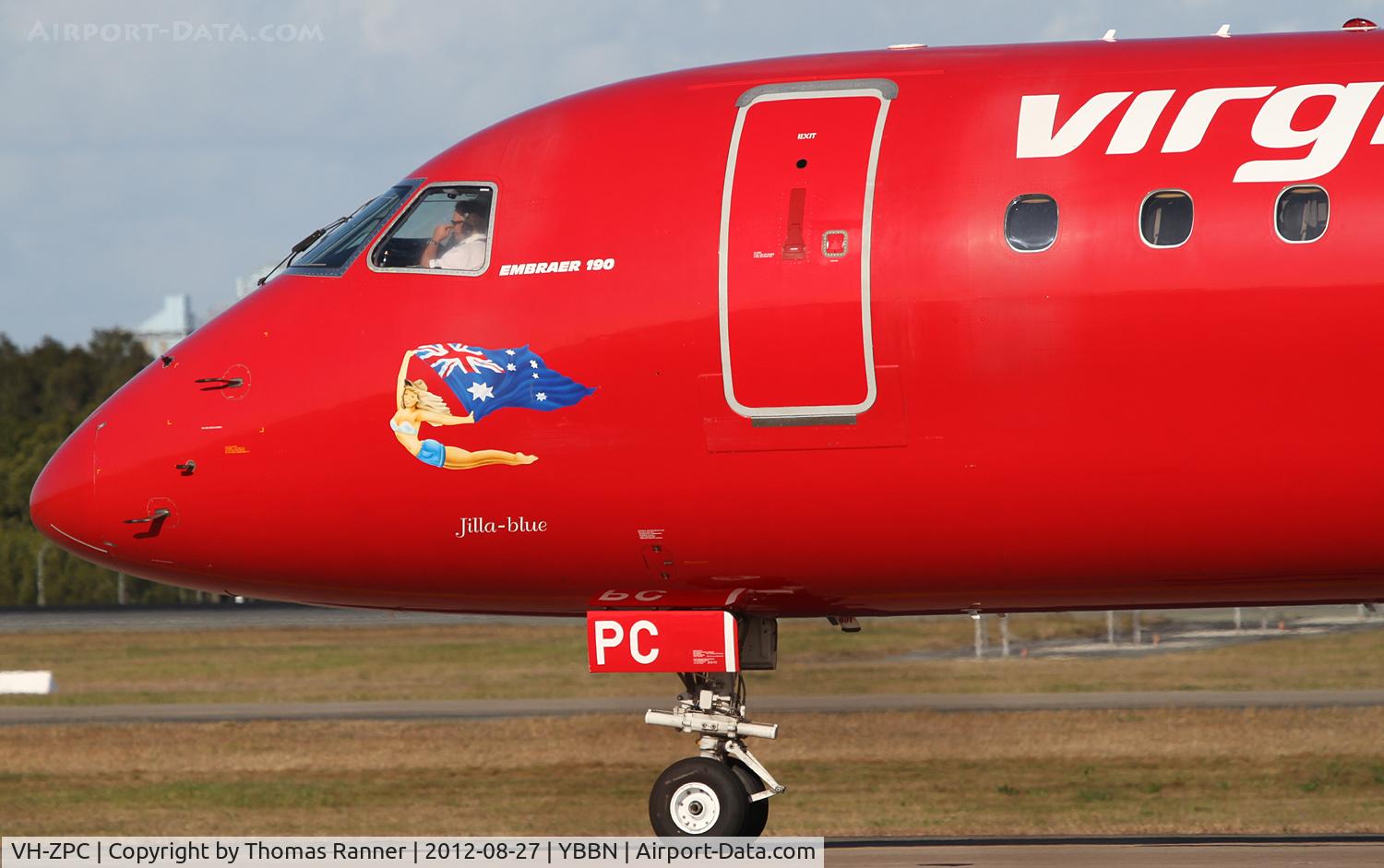 VH-ZPC, 2008 Embraer 190AR (ERJ-190-100IGW) C/N 19000170, Virgin Australia Embraer 190