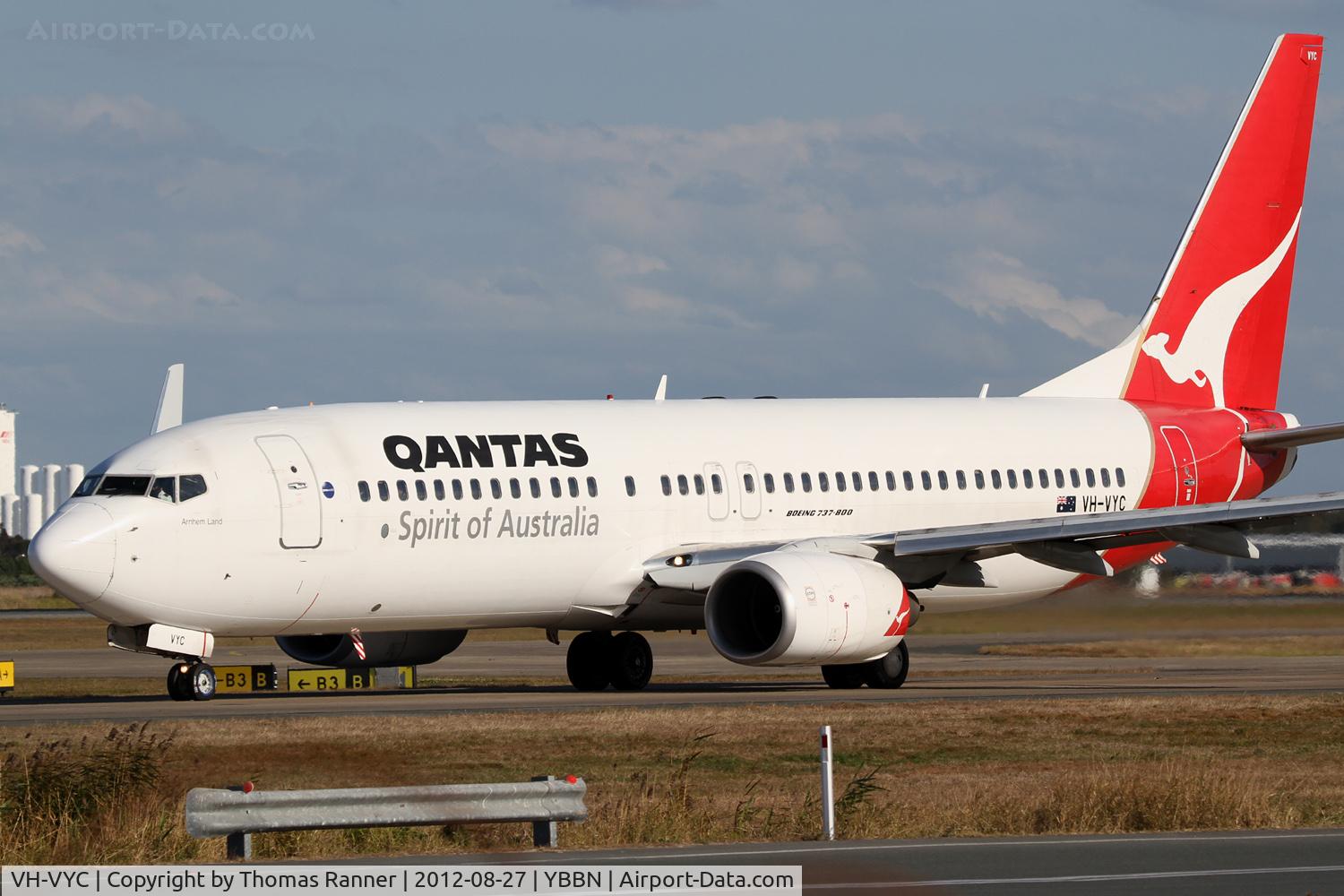 VH-VYC, 2004 Boeing 737-838 C/N 33991, Qantas Boeing 737