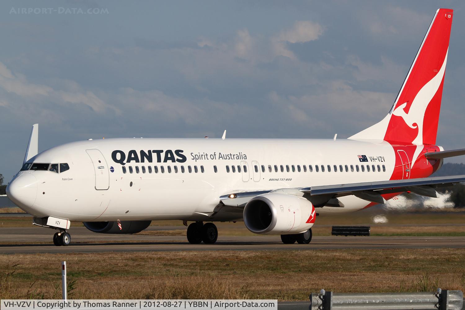 VH-VZV, 2011 Boeing 737-838 C/N 34189, Qantas Boeing 737