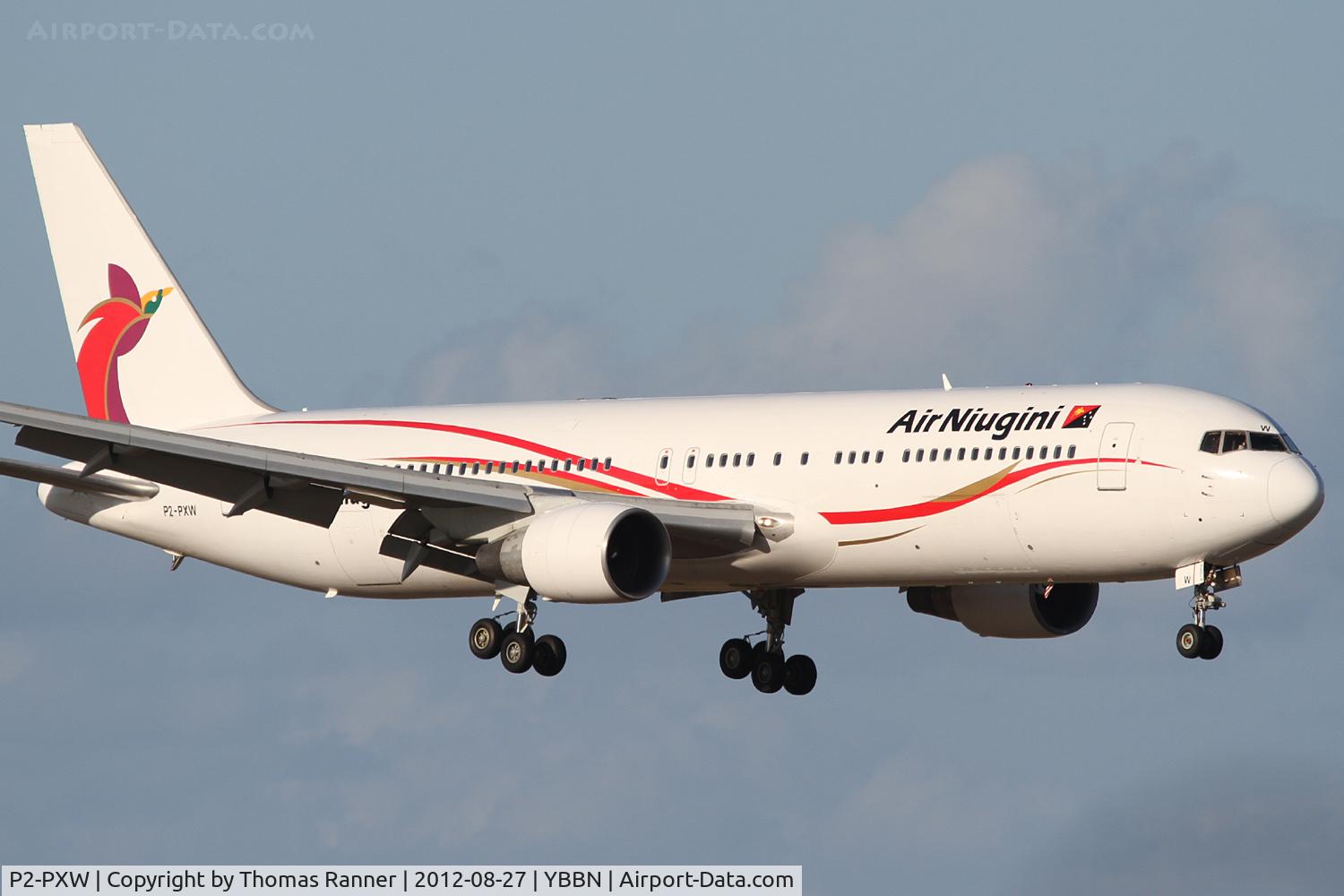 P2-PXW, 1991 Boeing 767-383/ER C/N 25365, Air Niugini Boeing 767