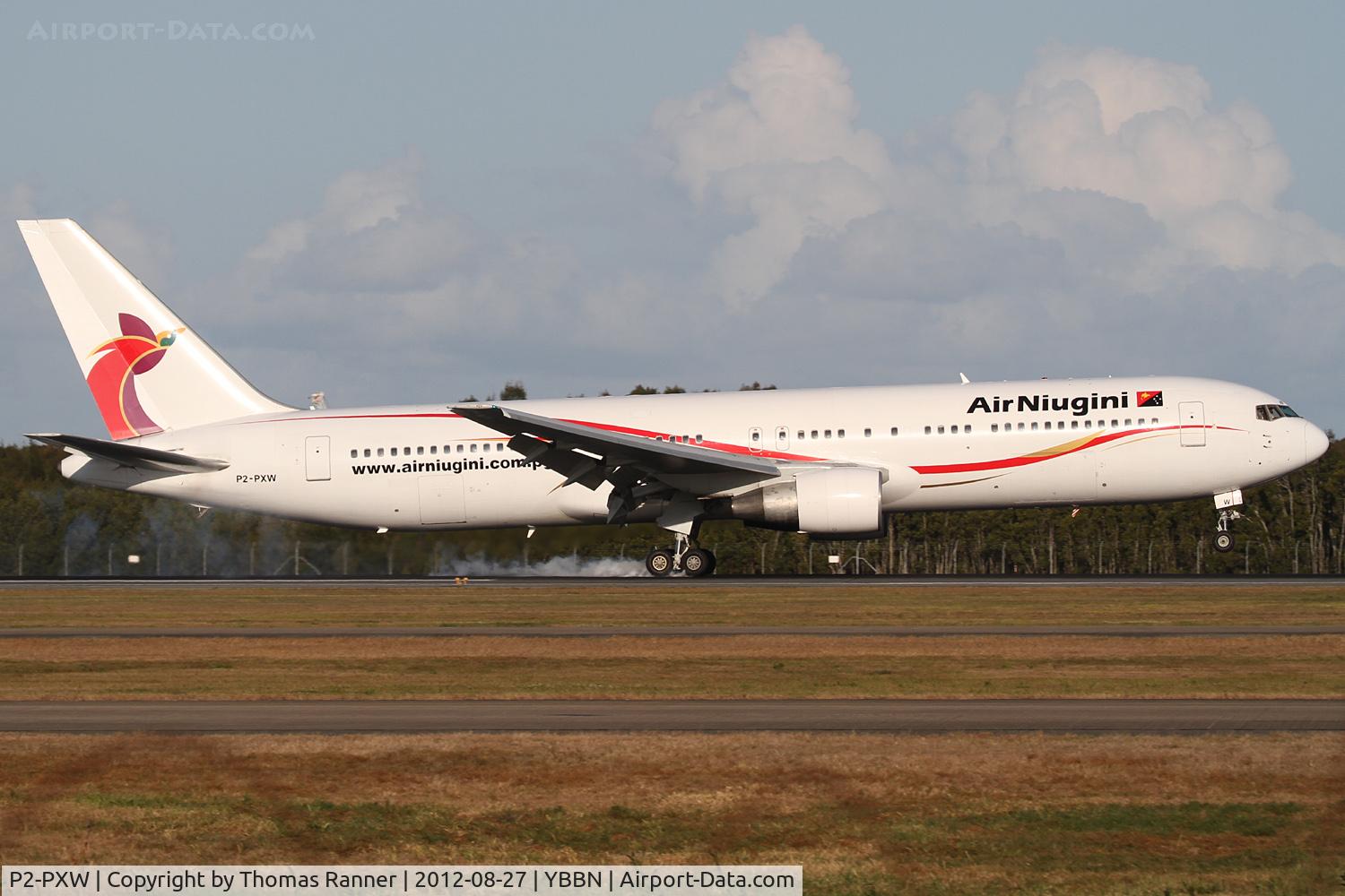 P2-PXW, 1991 Boeing 767-383/ER C/N 25365, Air Niugini Boeing 767