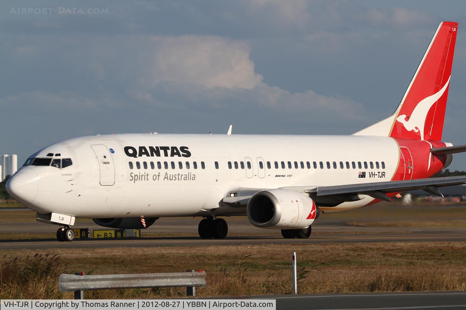 VH-TJR, 1992 Boeing 737-476 C/N 24443, Qantas Boeing 737
