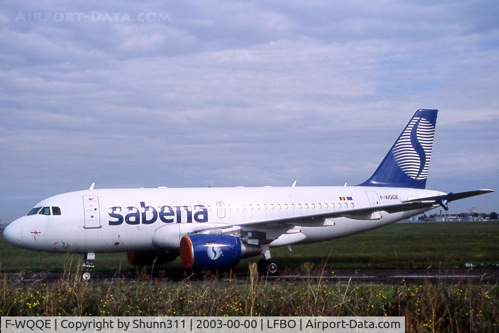 F-WQQE, 1999 Airbus A319-112 C/N 1102, C/n 1102 - Stored after Sabena demise... Ex. OO-SSD