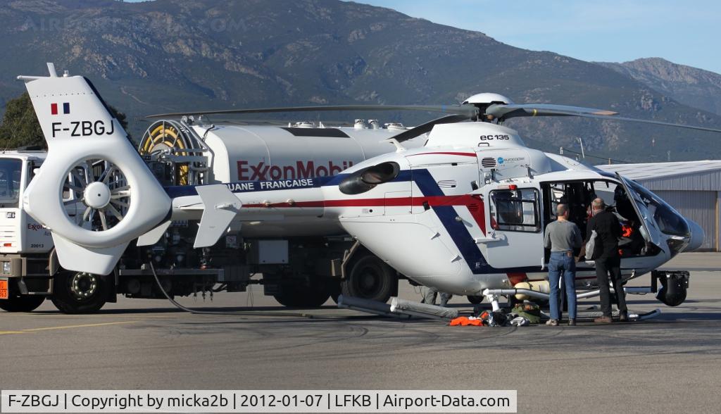 F-ZBGJ, 2007 Eurocopter EC-135P-1 C/N 0551, Parked