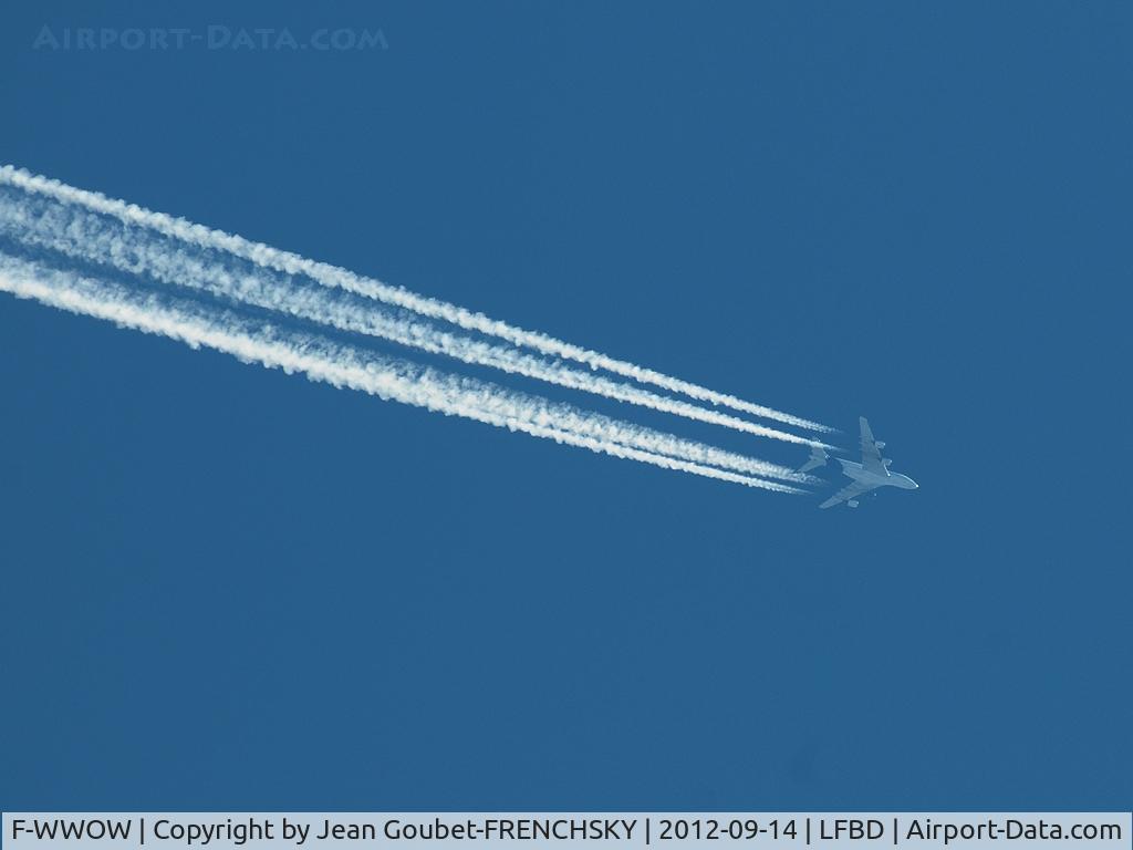 F-WWOW, 2005 Airbus A380-841 C/N 001, test flight level 420