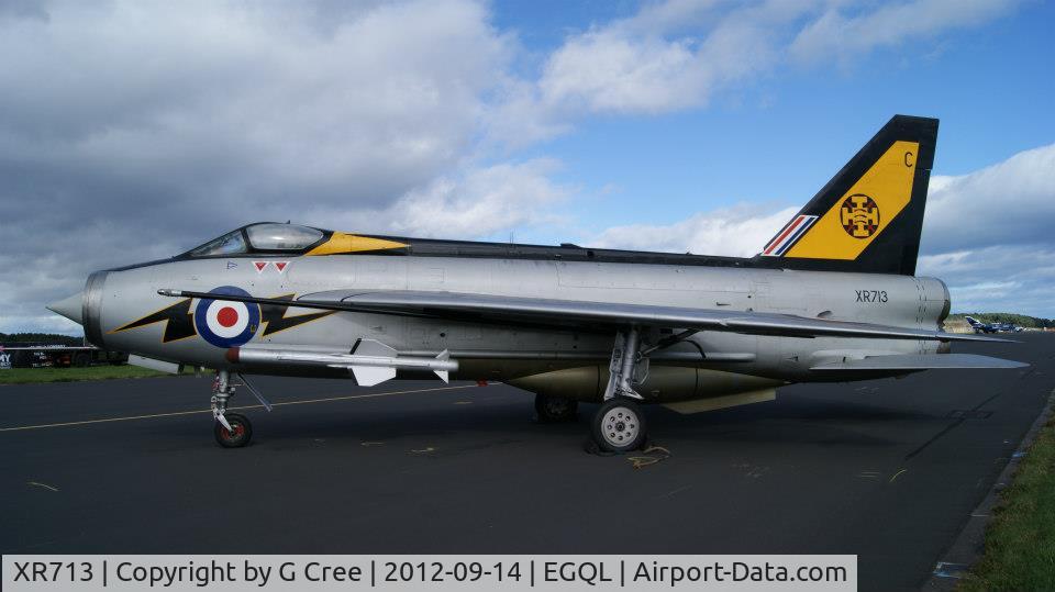 XR713, 1964 English Electric Lightning F.3 C/N 95196, XR713 on display 2012