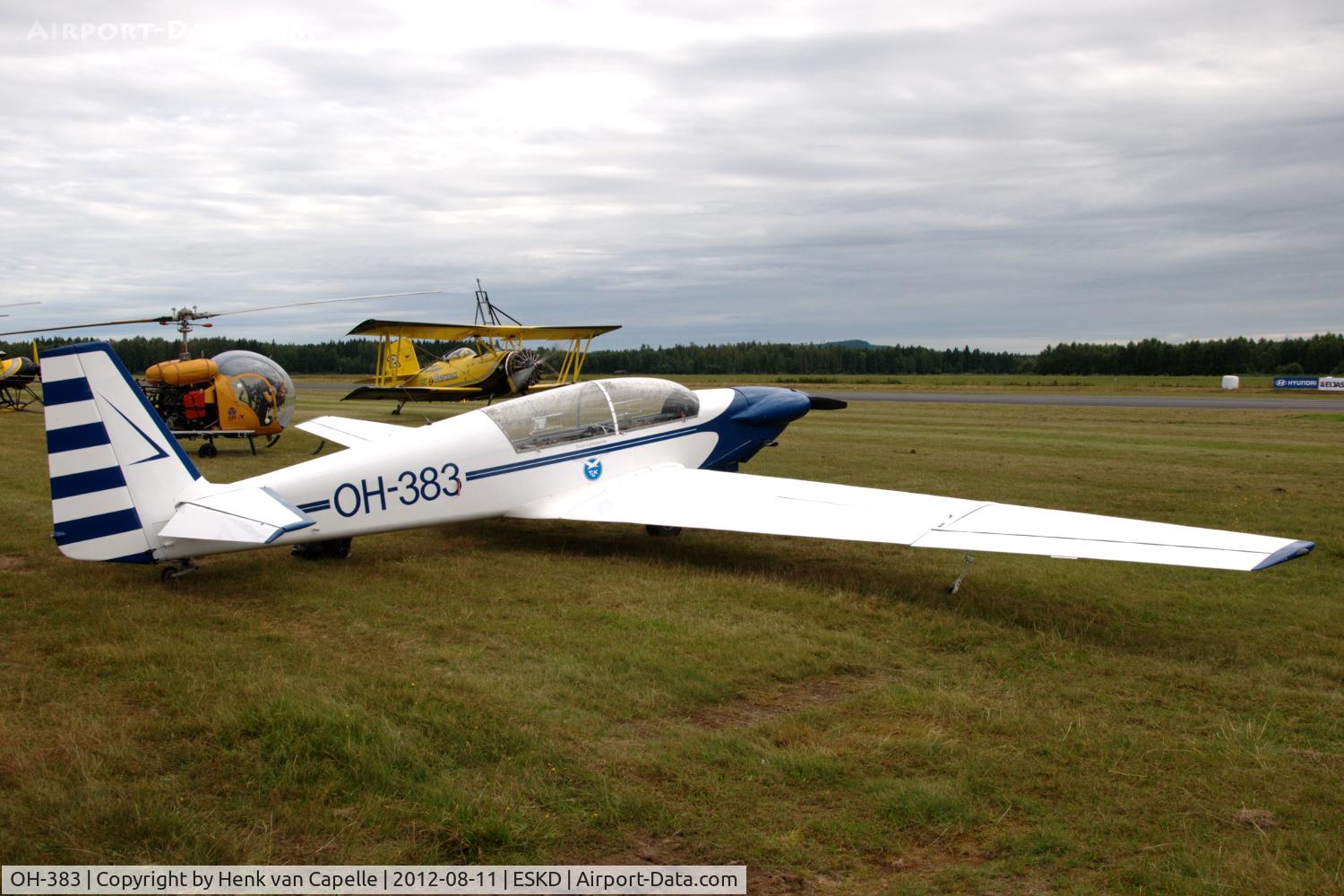 OH-383, 1969 Sportavia-Putzer RF-5 C/N 5023, RF-5 motorglider from Finland parked at  Dala-Järna airfield, Sweden