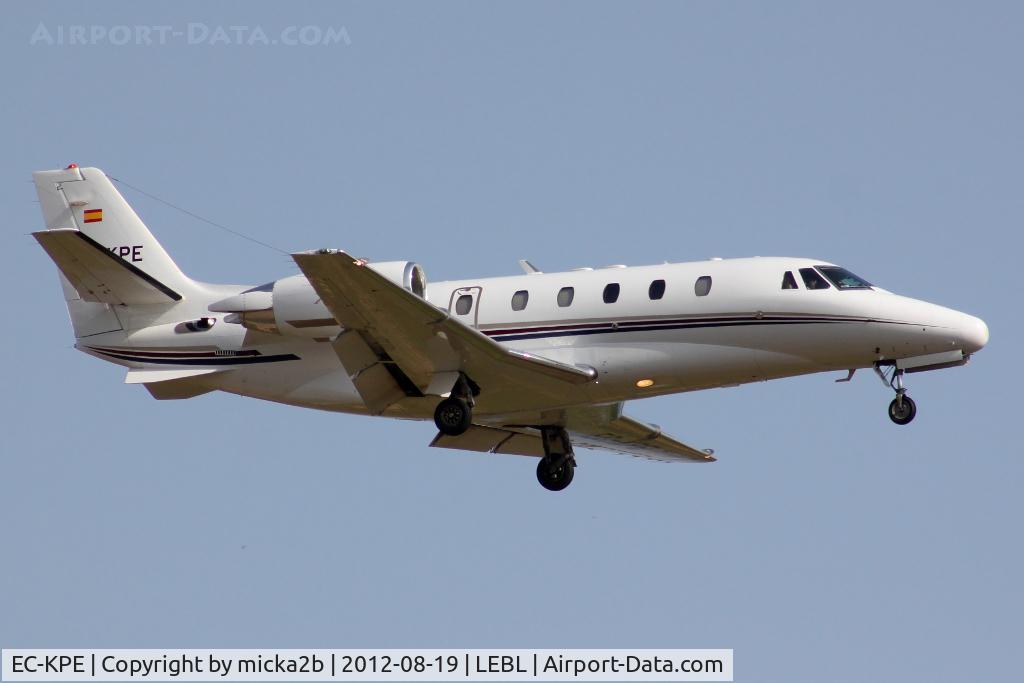 EC-KPE, 2008 Cessna 560XL Citation XLS C/N 560-5764, Landing