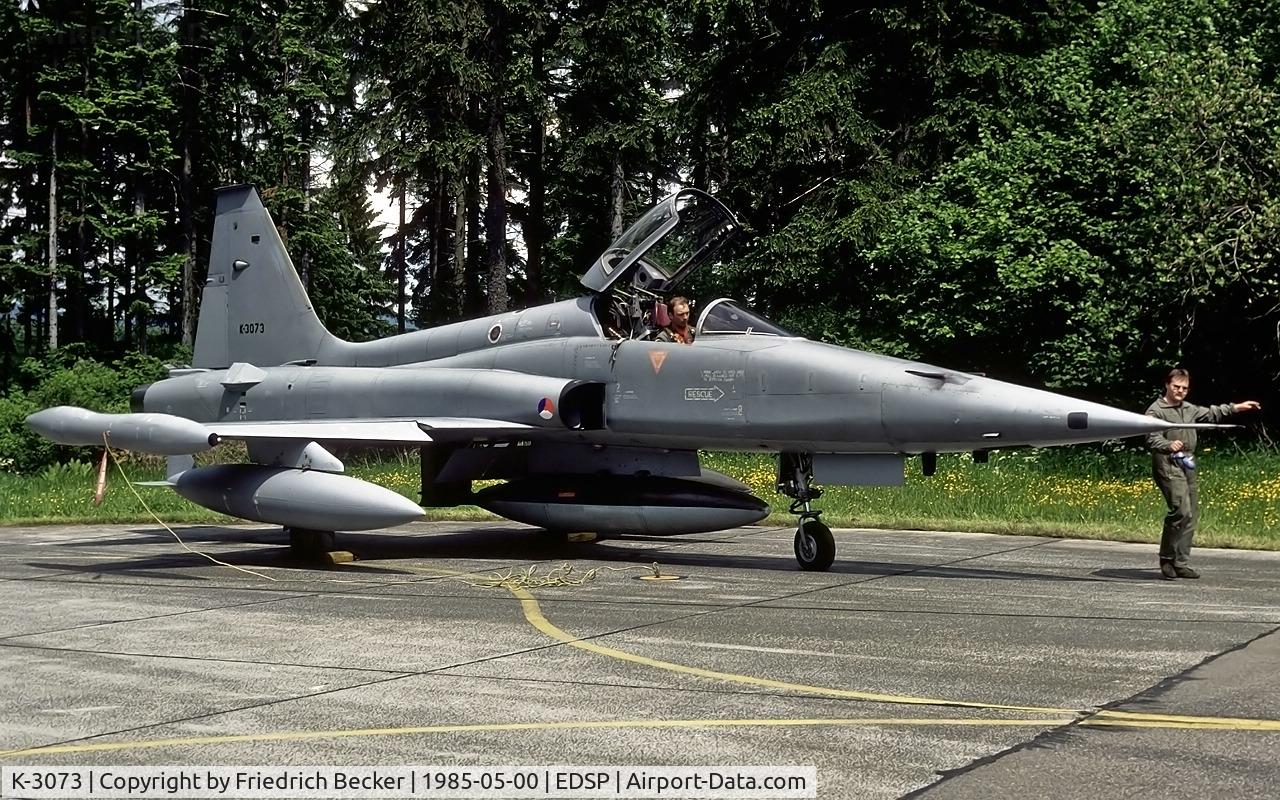 K-3073, 1972 Canadair NF-5A Freedom Fighter C/N 3073, transient at Fliegerhorst Pferdsfeld