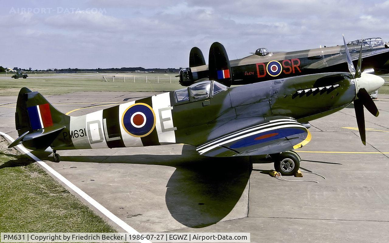 PM631, 1945 Supermarine 389 Spitfire PR.XIX C/N 6S/683528, static display