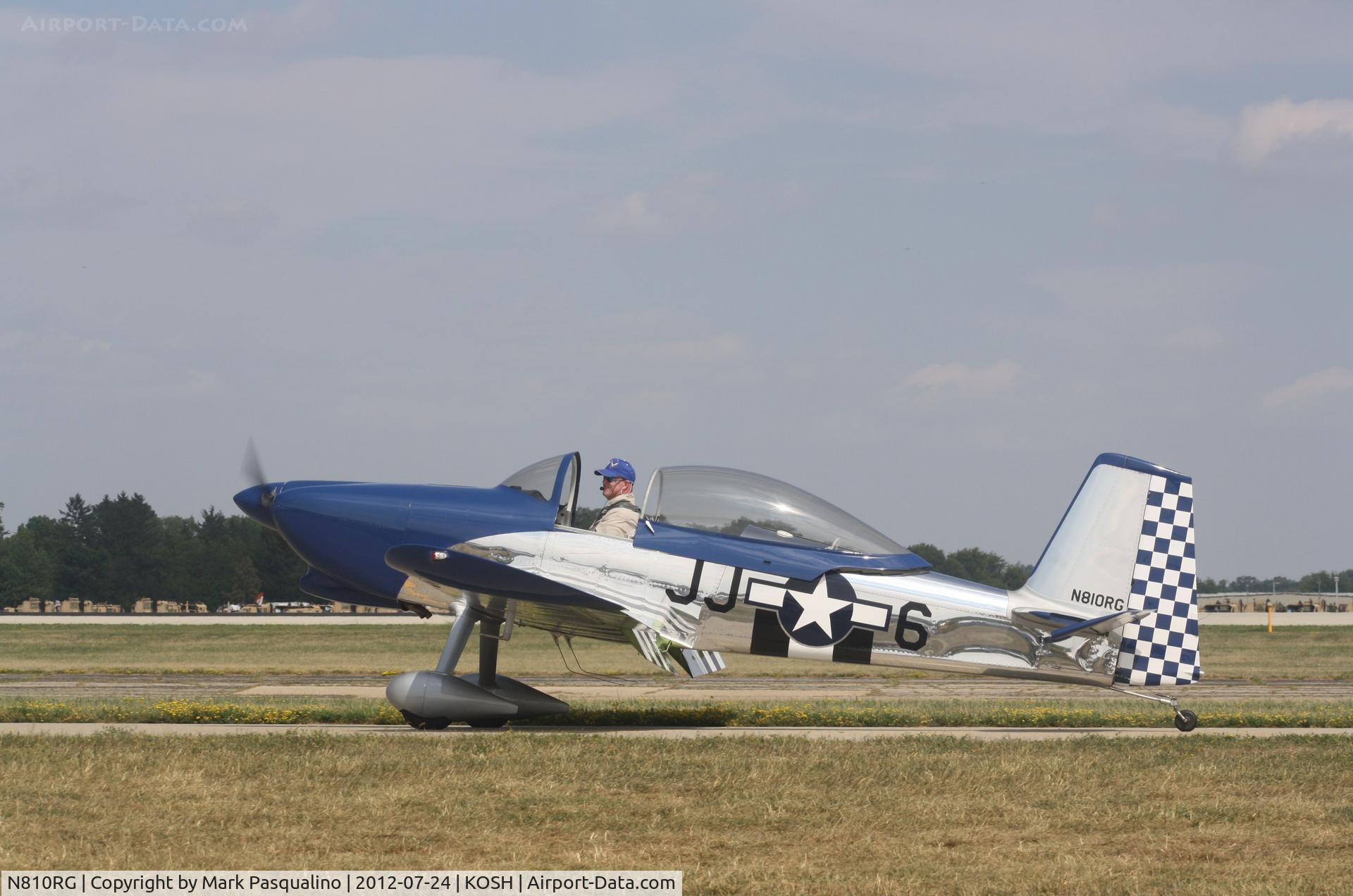 N810RG, 2007 Vans RV-8 C/N 81961, Vans RV-8