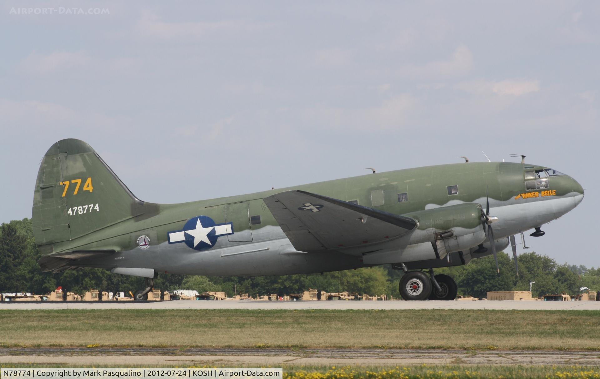N78774, 1944 Curtiss C-46F Commando C/N 22597, Curtis Wright C-46F