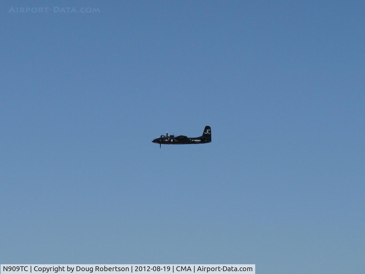 N909TC, 1945 Grumman F7F-3P Tigercat C/N 80425, 1945 Grumman F7F-3P TIGERCAT, two P&W R2800-34 Double Wasps 2,100 Hp each, overflight 26