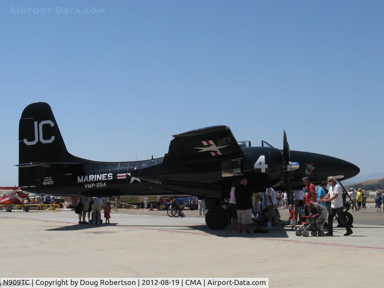 N909TC, 1945 Grumman F7F-3P Tigercat C/N 80425, 1945 Grumman F7F-3P TIGERCAT, two P&W R2800-34 Double Wasps 2,100 Hp each, a great US Marine Corps night-fighter