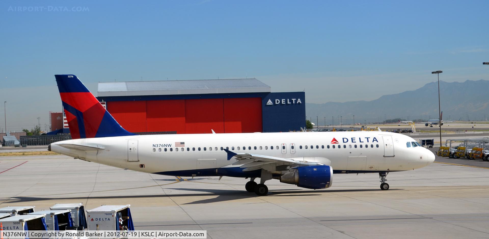 N376NW, 2002 Airbus A320-212 C/N 1812, Taxi SLC