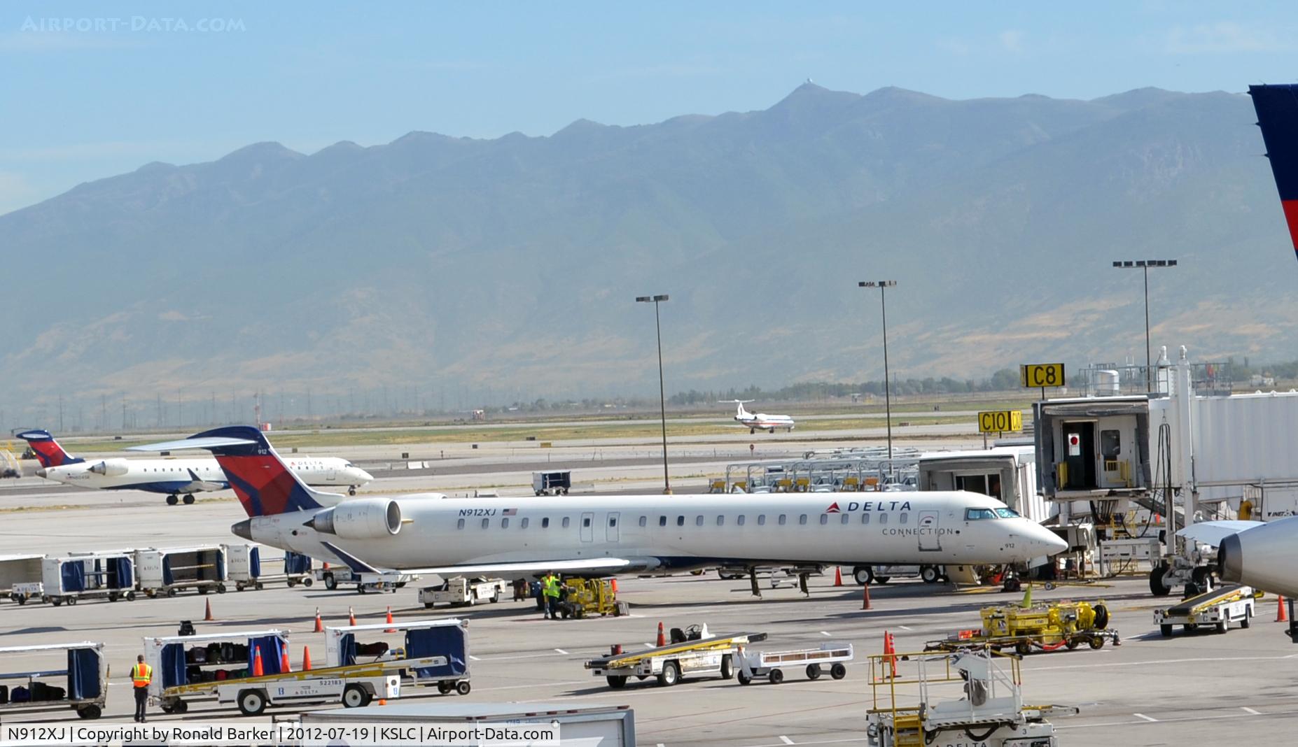 N912XJ, 2007 Bombardier CRJ-900ER (CL-600-2D24) C/N 15144, SLC UT