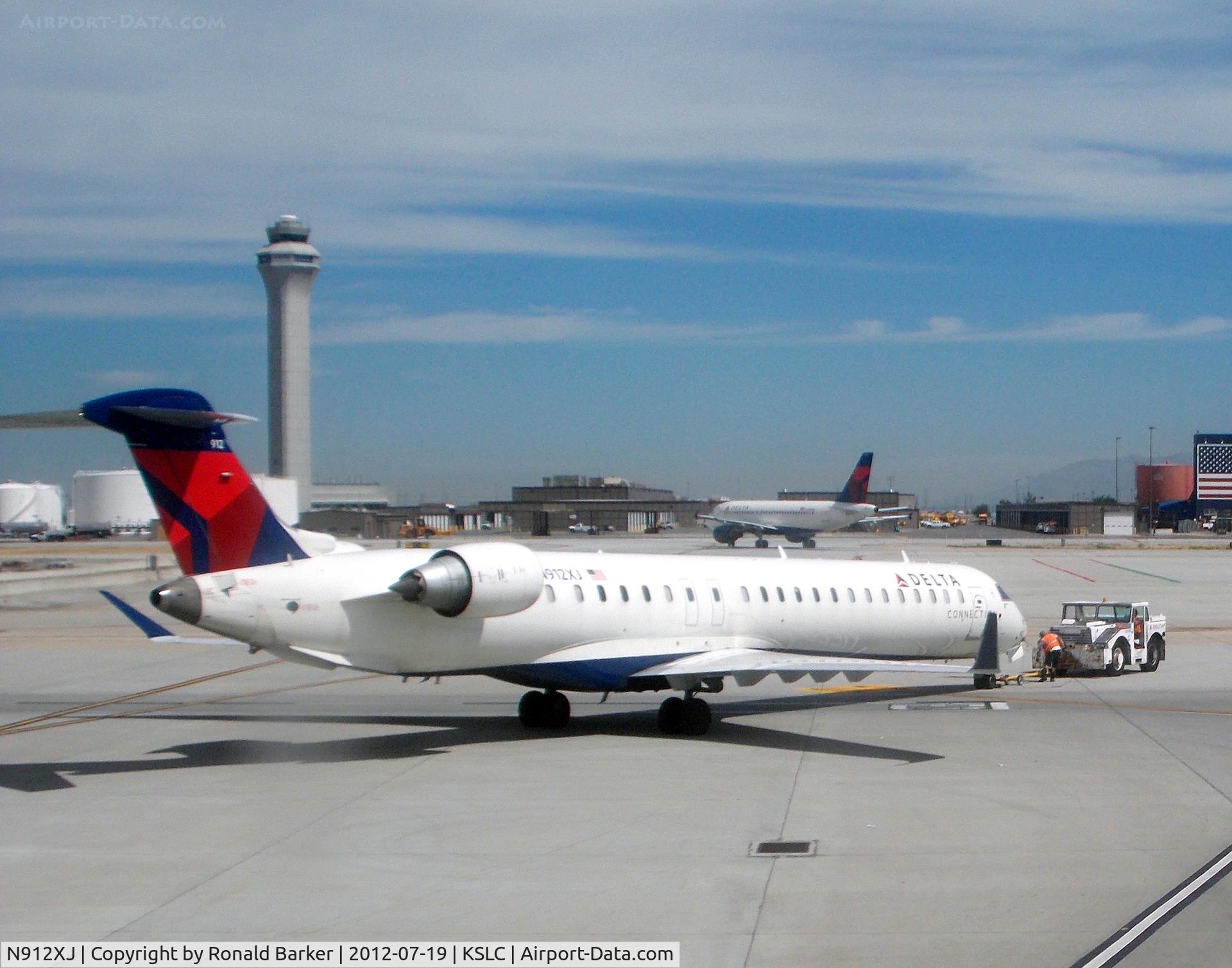 N912XJ, 2007 Bombardier CRJ-900ER (CL-600-2D24) C/N 15144, SLC UT