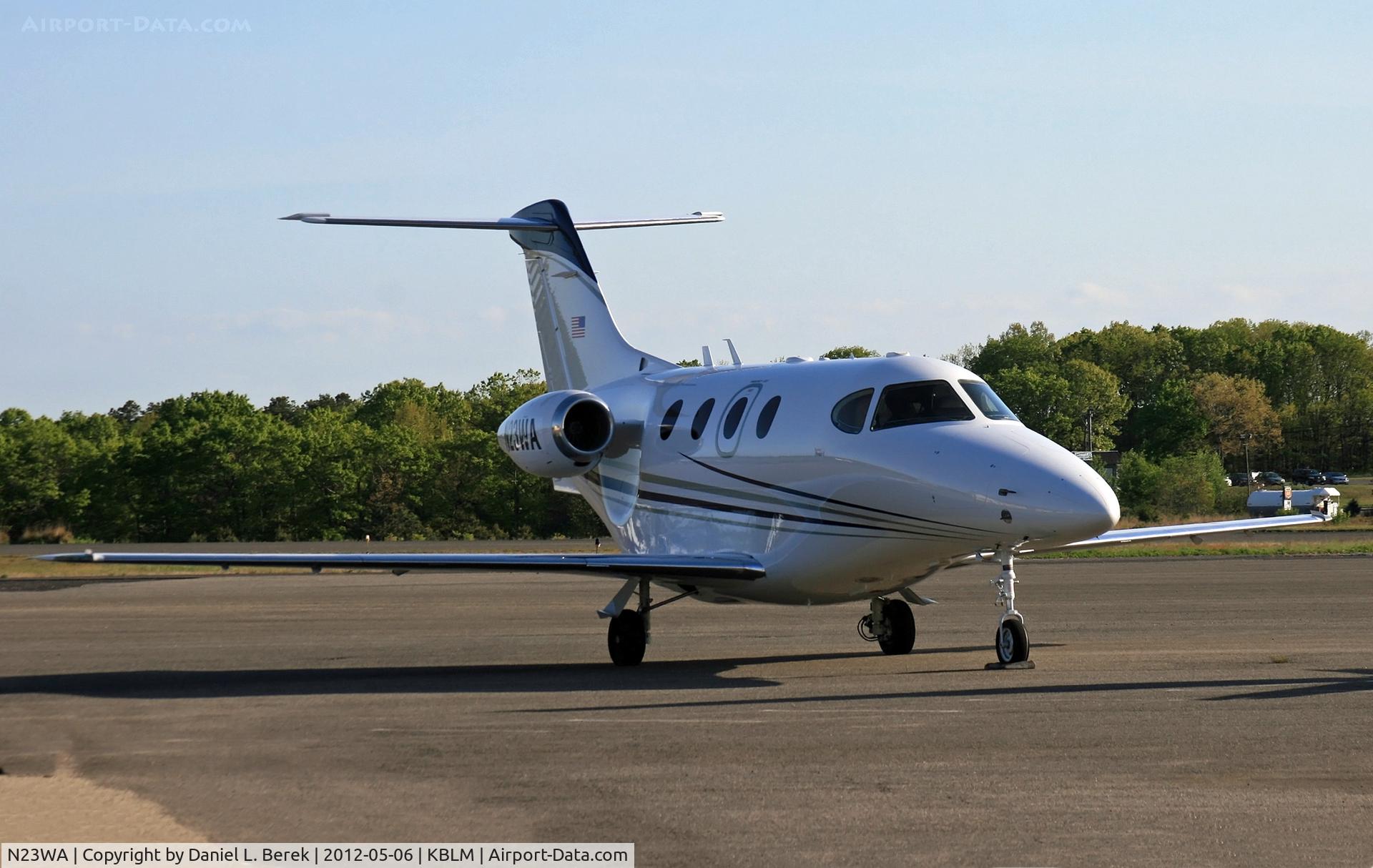 N23WA, 2002 Raytheon 390 Premier 1 C/N RB-18, In her short lifetime, this little bizjet has traveled to many cities and countries.
