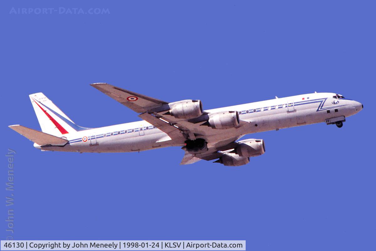 46130, 1969 Douglas DC-8-72CF C/N 46130, Jan. 1998 - French AF DC-8 launching from Nellis AFB