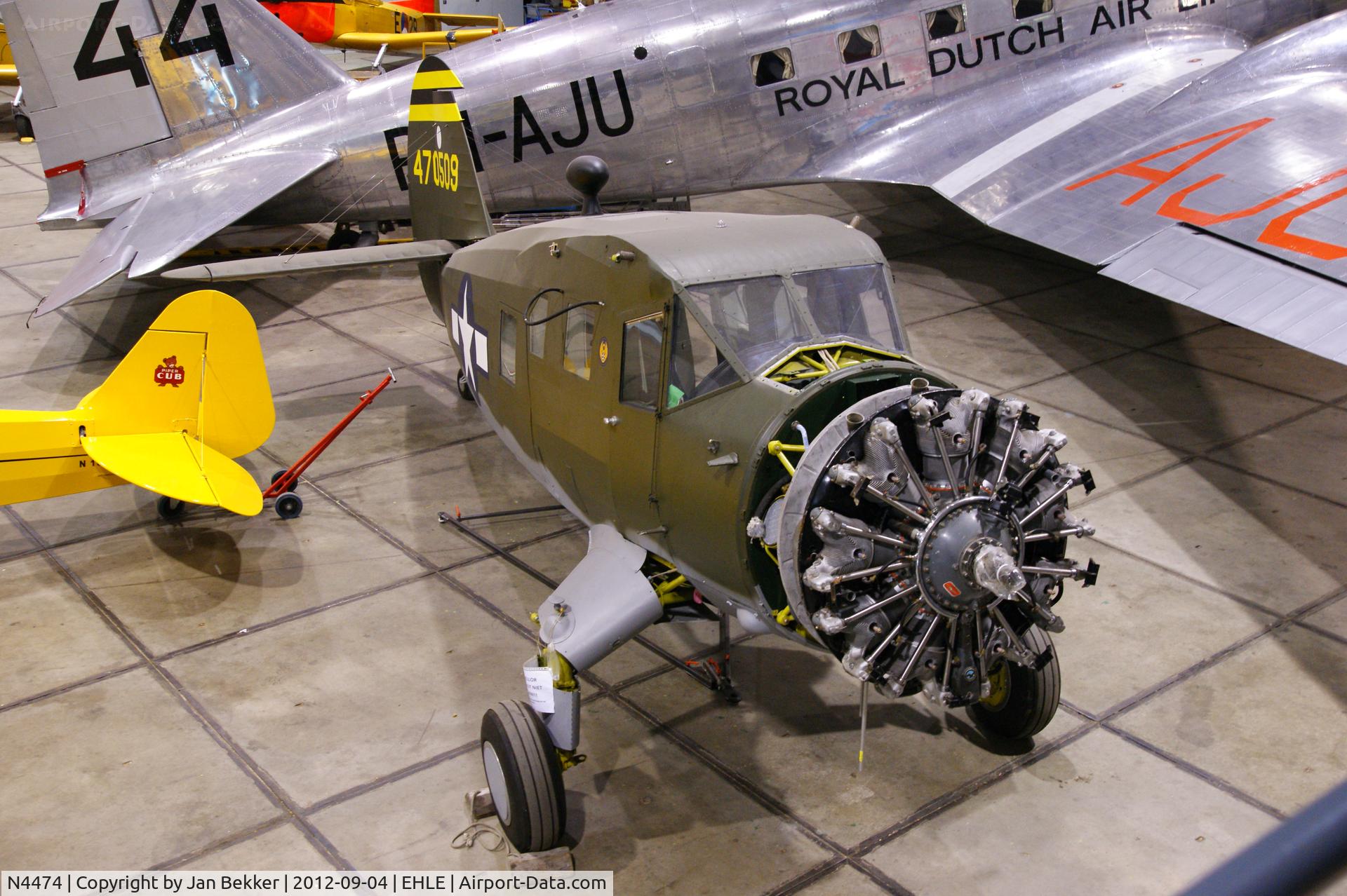 N4474, 1944 Noorduyn UC-64A Norseman C/N 774, Hangar T2 Aviodrome