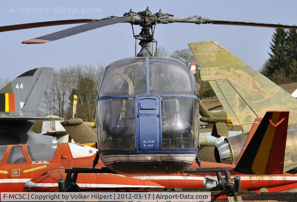 F-MCSC, Sud SE-3130 Alouette II C/N 1247, at Savigny-les-Beaune