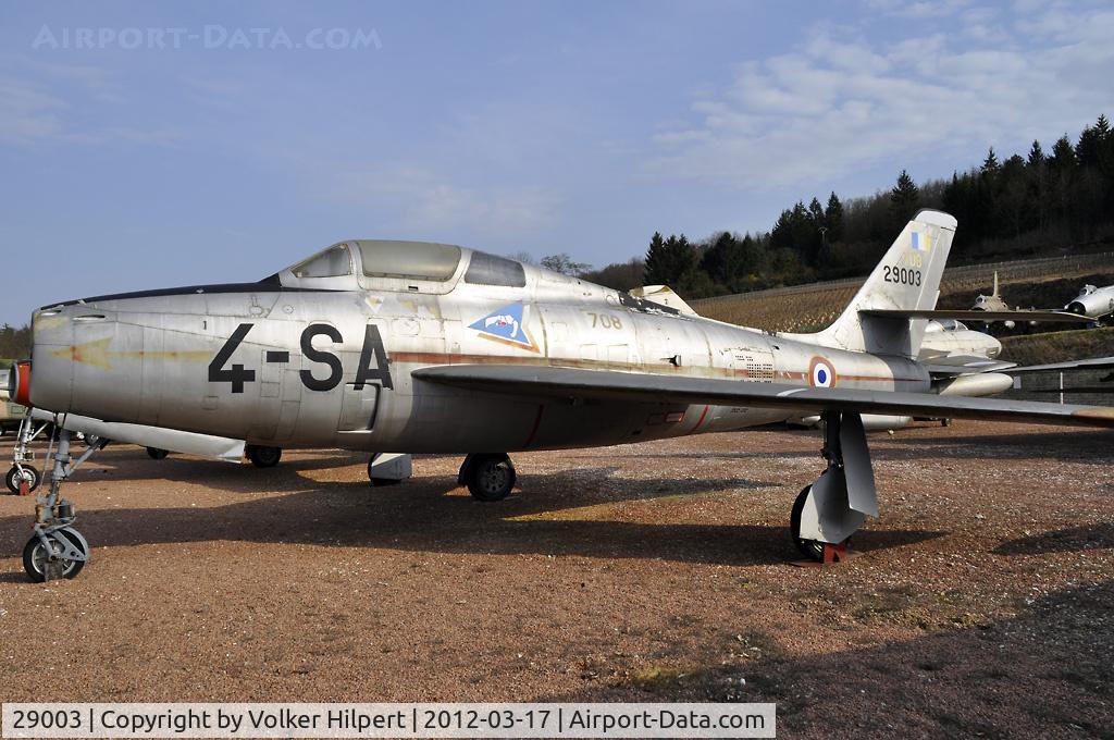 29003, General Motors F-84F Thunderstreak C/N Not found 52-9003, at Savigny-les-Beaune