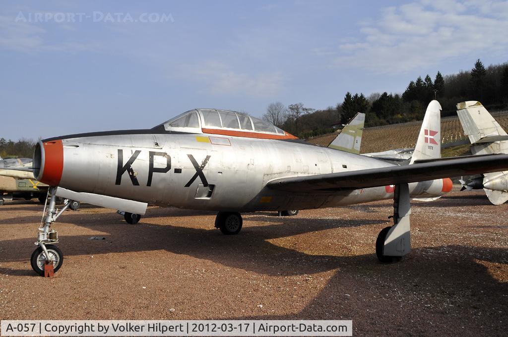 A-057, Republic F-84G Thunderjet C/N 3150-1976B, at savigny-les-Beaune