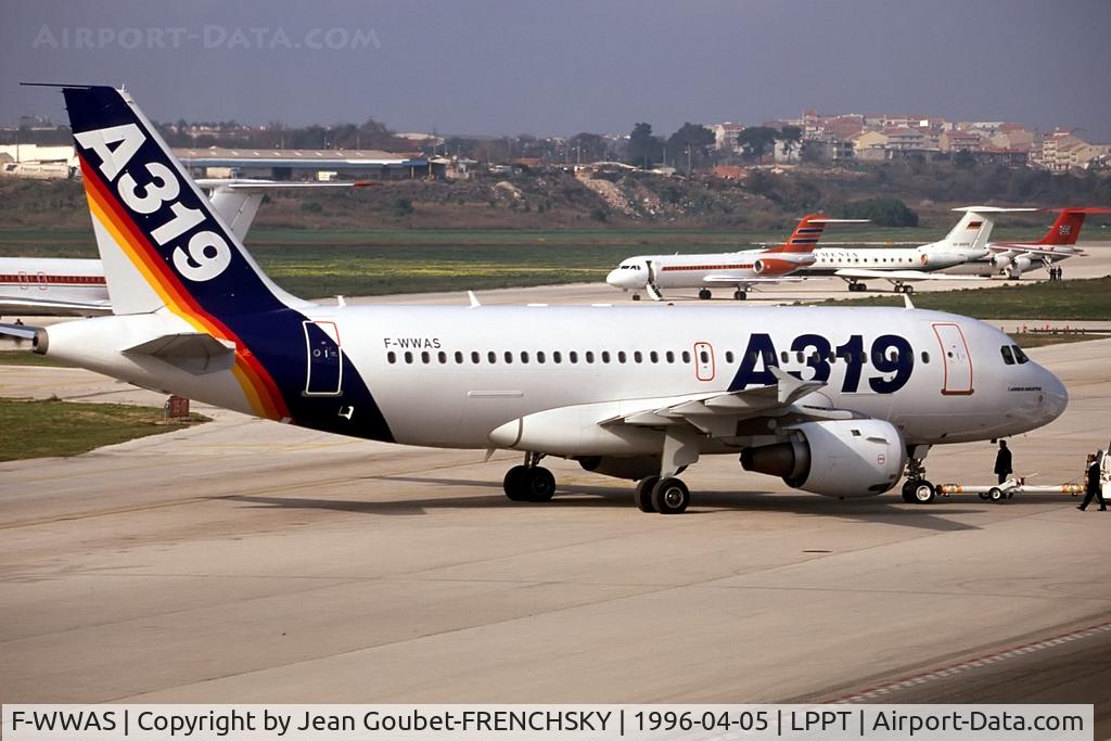 F-WWAS, 1997 Airbus A319-114 C/N 572, Airbus A-319-114 sn 572