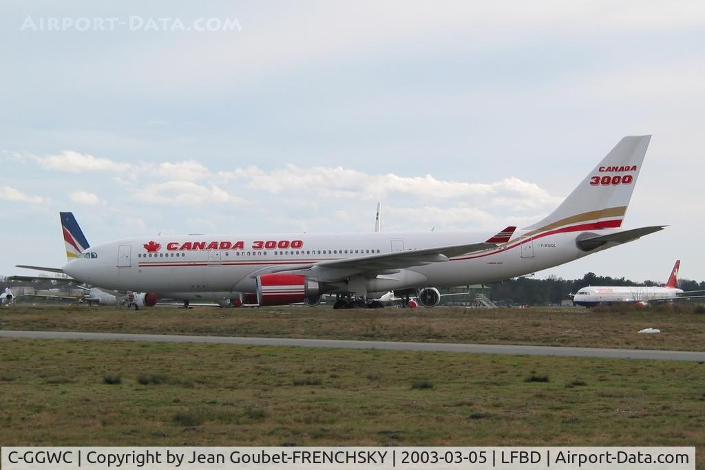 C-GGWC, 1999 Airbus A330-202 C/N 272, F-WWQL stored Bordeaux march 2003