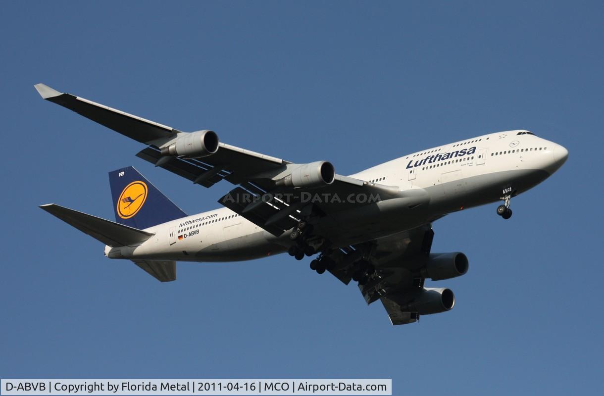 D-ABVB, 1988 Boeing 747-430 C/N 23817, Lufthansa 747