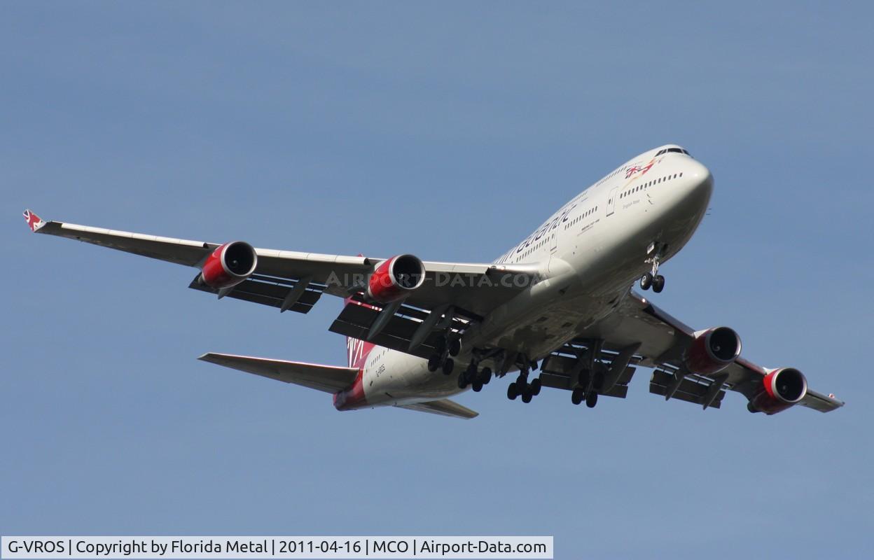 G-VROS, 2001 Boeing 747-443 C/N 30885, Virgin Atlantic (English Rose) 747-400