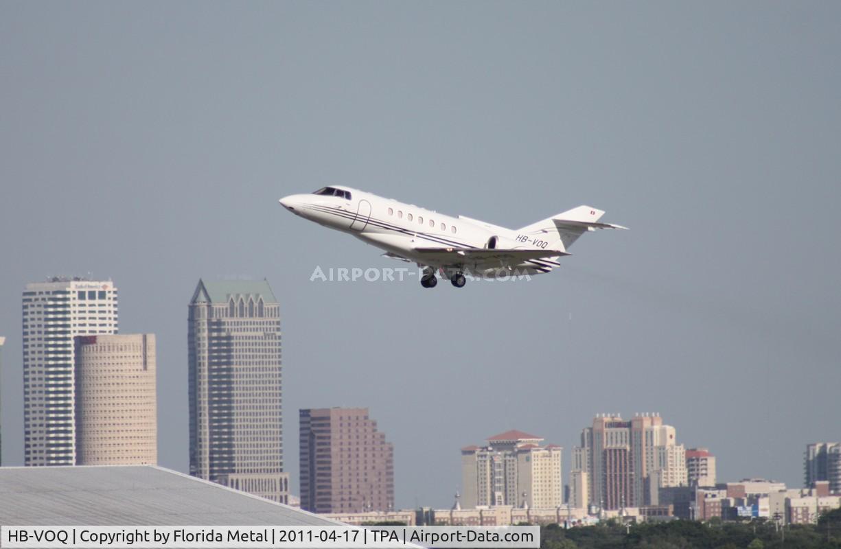 HB-VOQ, 1992 British Aerospace BAe.125-1000A C/N 259021, Hawker 1000