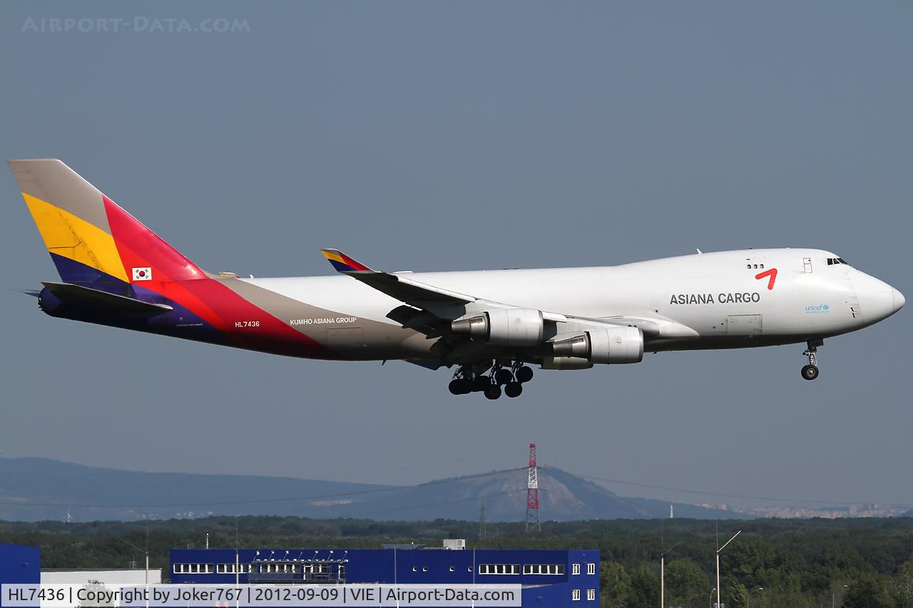 HL7436, 2002 Boeing 747-48EF (SCD) C/N 29170, Asiana Cargo