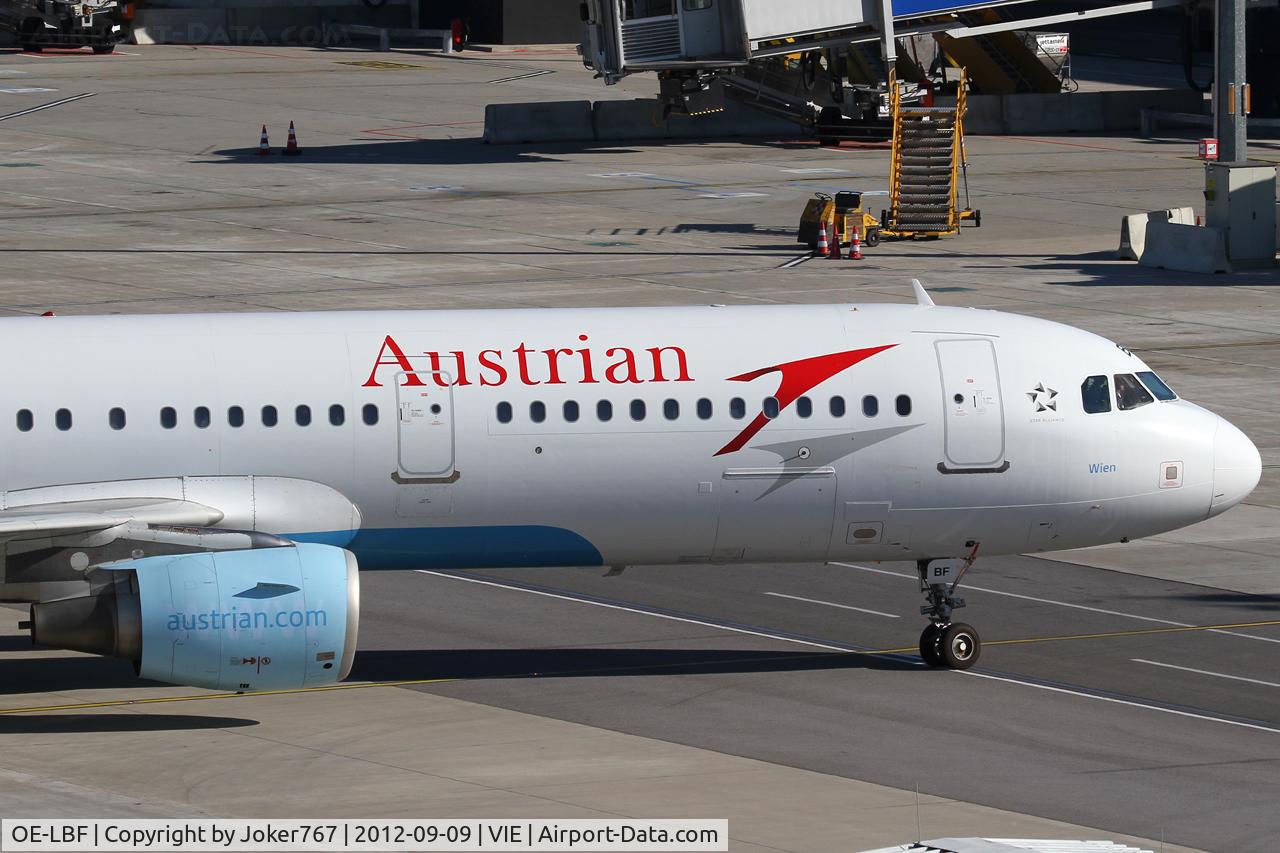OE-LBF, 2001 Airbus A321-211 C/N 1458, Austrian Airlines