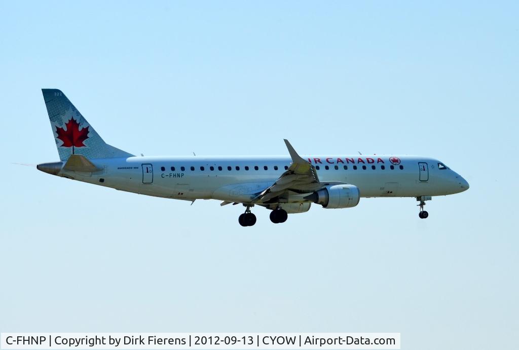 C-FHNP, 2007 Embraer 190AR (ERJ-190-100IGW) C/N 19000071, Approaching rwy32.