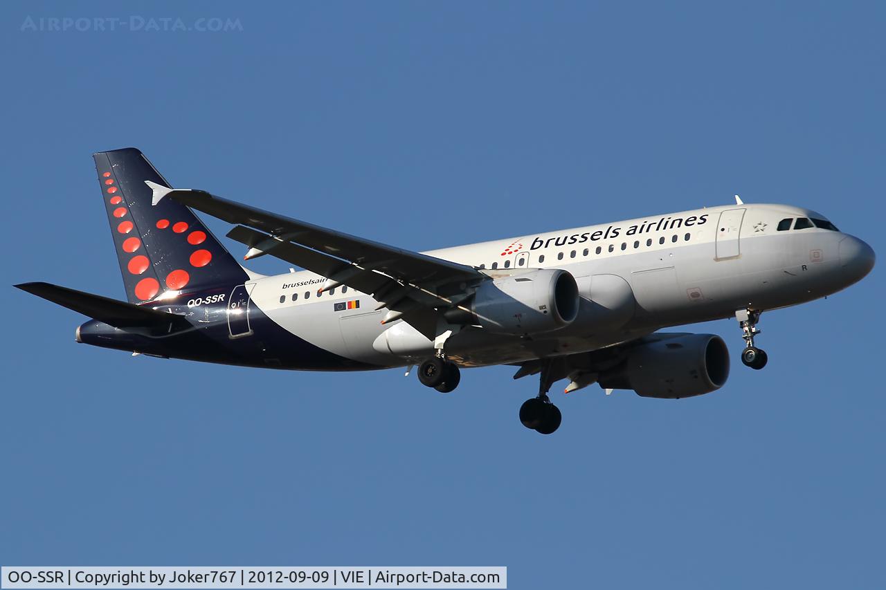 OO-SSR, 2010 Airbus A319-112 C/N 4275, Brussels Airlines
