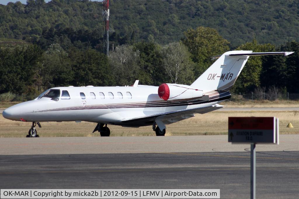 OK-MAR, 2009 Cessna 525A CitationJet CJ2+ C/N 525A-0455, Parked
