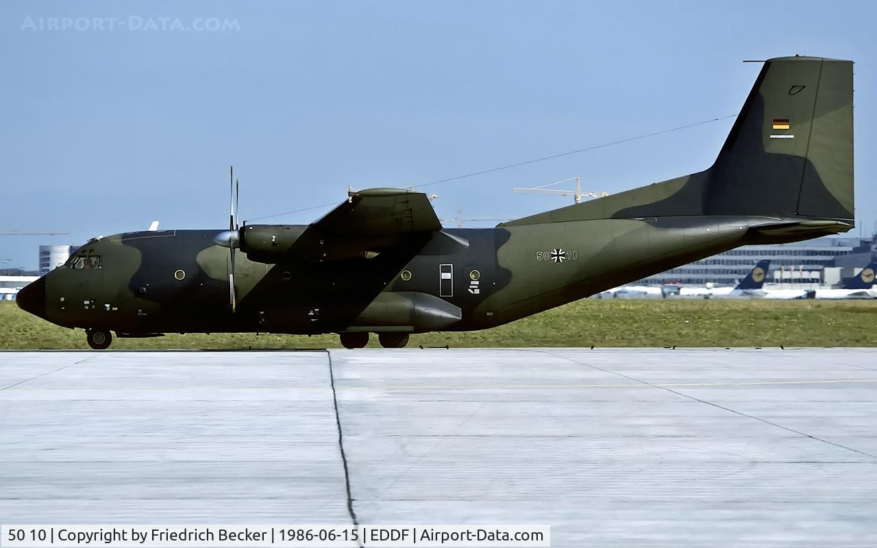 50 10, 1967 Transall C-160D C/N D10, taxying to the flightline for static display
