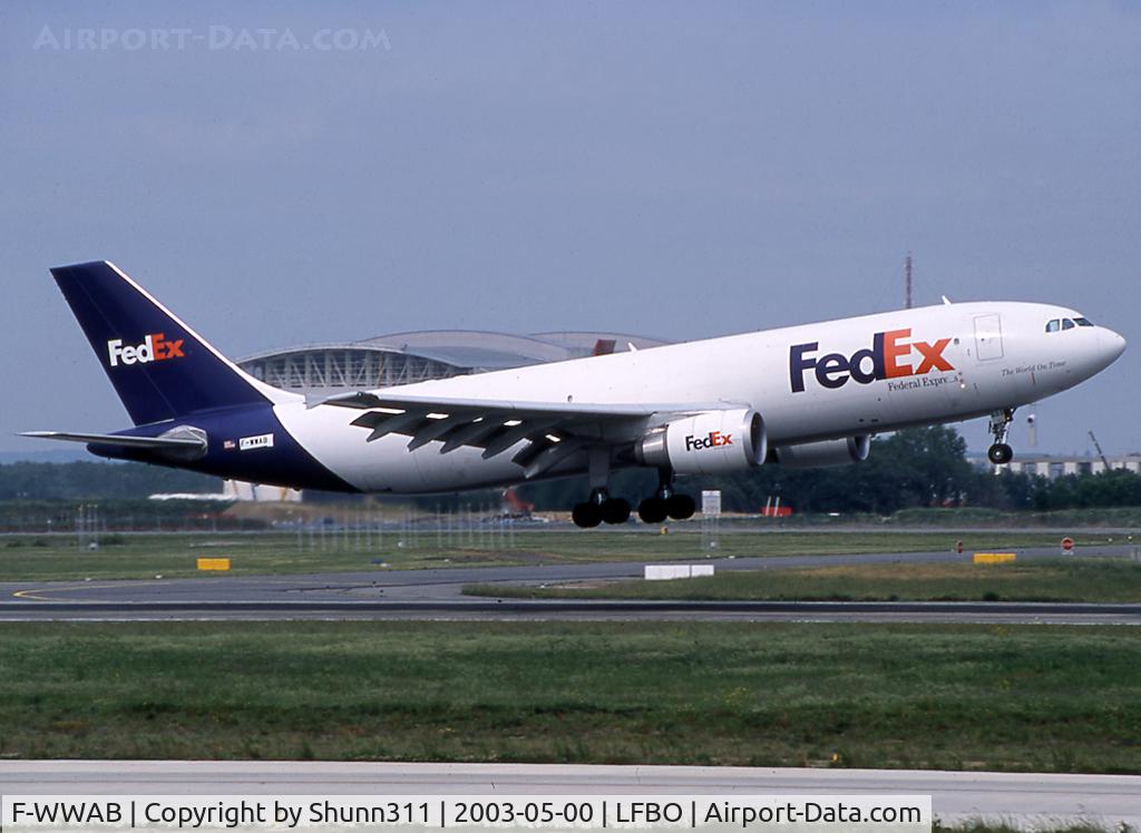 F-WWAB, 1999 Airbus A300F4-605R C/N 803, C/n 0803 - To be N685FE