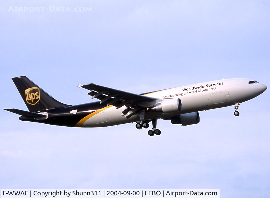 F-WWAF, 2004 Airbus A300F4-622R C/N 0849, C/n 0849 - To be N160UP